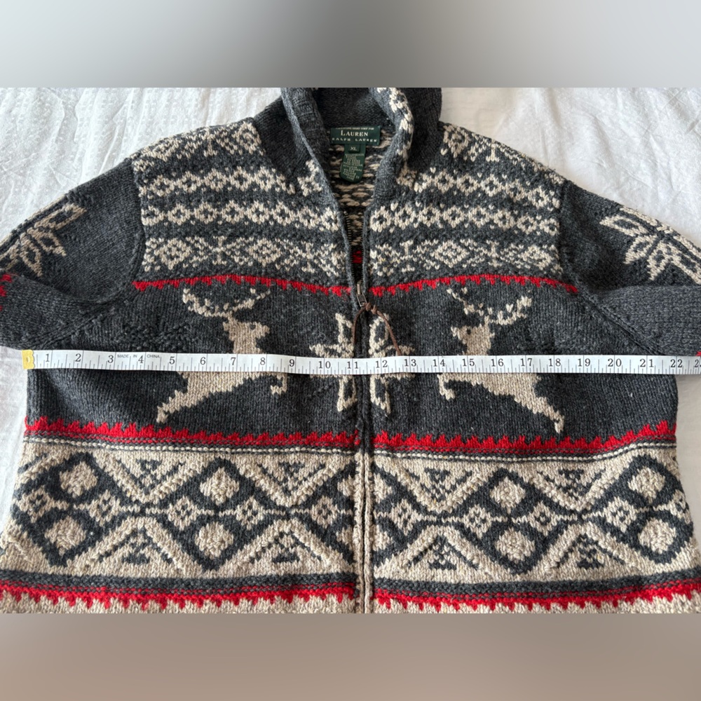 Ralph Lauren Hand-knit Fair Isle Cardigan - Picture 8 of 13
